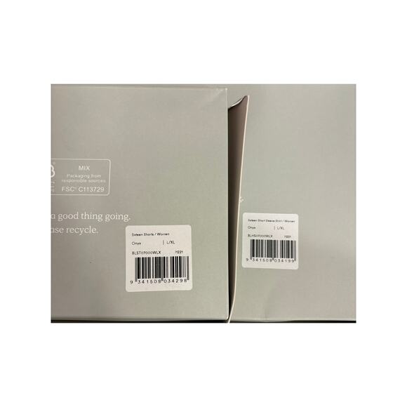 NWT Ettitude Sateen Set - Short Sleeve Shirt & Shortie - Onyx - Picture 7 of 9